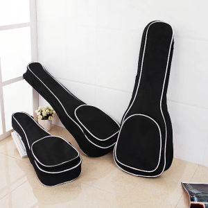 Cavi 21/23/26 pollici Portable Black Ukulele Borsa 5mm Sponge Soft Case Gig Giga Ukulele Mini Waterproof Gackpack