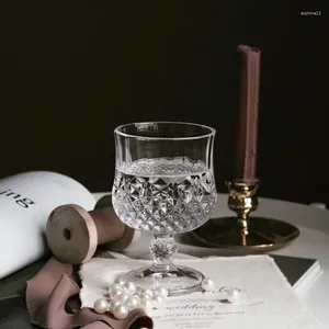 ワイングラスリードフリーダイヤモンドレッドガラスコニャックカップシャンパンウイスキーSデザートカクテルパーティーバーKTV飲料水