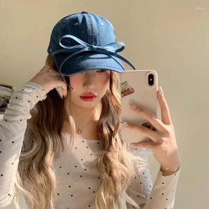 Ball Caps Modern Baseball Hat For Girls Women Studded Heart Bow Casual Sports Gym Mountain Camping Outdoor Activity