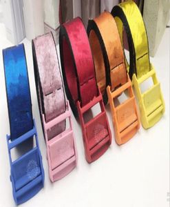 Cintos amarelos brancos multicoloridos de 120cm200cm para homens e mulheres, cintura ajustável unissex Strap Long Off Fashion Belt 1438989408989733