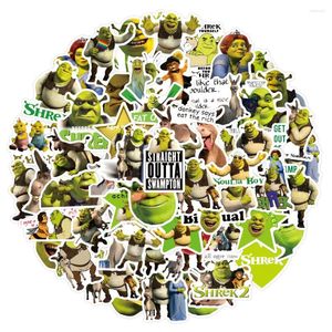 Подарочная упаковка 10/30 50ps Cartoon Monster Shrek Graffiti Sticker DIY Водонепроницаемый ноутбук