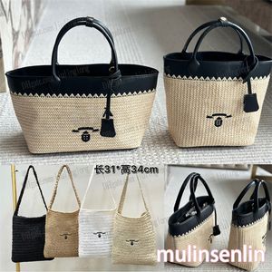 Medium woven fabric and leather tote bag luxury designer bag crossbody bags tote bag designer purse shoulder bags designer women bag designer bags woman beach bag