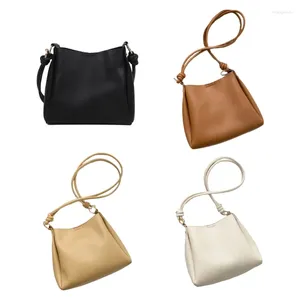 Väska trendig axel fashionabla pu hinkväskor handväska för kvinnor lämplig daglig användning och resor