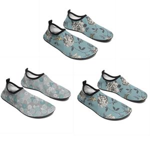 Sapatos homens desenho animado palavras personalizadas DIY Wading Animal Design Mulheres Preto Branco Azul Red Slip-On Mens Trainer Gai 053 766 WO S S S