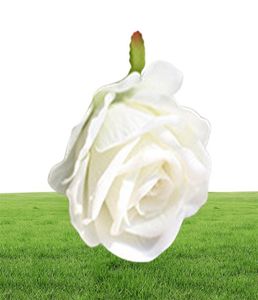 Flannel Rose Flower 10pcslot Wedding Decorations Real Touch Cloth Rose Flower Head Plastic Stem Home Office Shop Silk Decorative 7366706