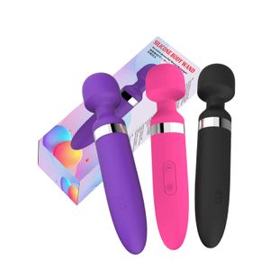 ORISSI Womens High end Non Shock Hand Charging Vibration Massage AV Stick G-point Masturator Adult Sexual Products 5HYH