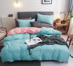 Conjuntos de edredons da cama de designers 4pcs capa de cama de capa de desenho animado lençóis de cama e travesseiros