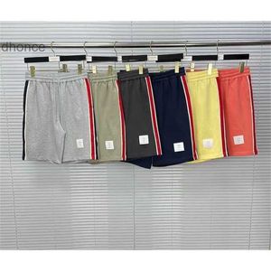 Direct Tb Tom Summer New Double Sided Ribbon Shorts for Men and Womens Leisure Comfortable Capris