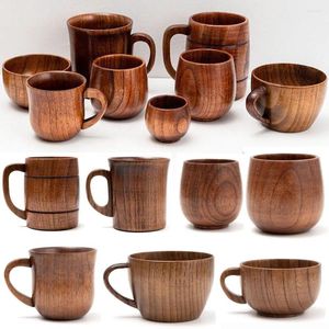 Cups Saucers Beer Coffee Accessories Natural Spruce Tea Tools Kitchen Bar Drinkware Wood Cup Wooden Milk Water Holder