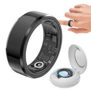 Portable Health Tracker Smart Ring Monitor For Men Women Waterproof Heart Rate Blood Oxygen 240415