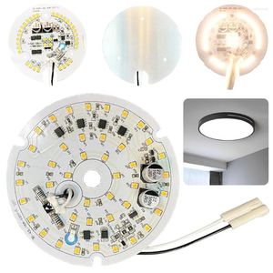 Motor de luz LED redondo de 3,94 polegadas 3000K/4000K/6500K Dimmable Teto Fan Trofit Kit Painel de substituição de descarga