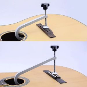 Guitar Acoustic Guitar Bridge Clamp / Cast Steel Deep Throat Clamp / Deep Reach Cclamp Guitar Repair Tool