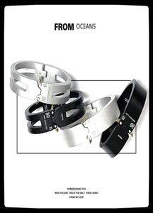 Sexmara 20FW Hip Hop Punk 1017 Alyx 9SM RollerCoaster Track Alyx Metal Busting Bracele