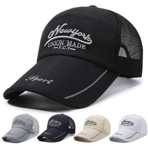 Summer New Embroidered Letter Mesh Breathable Baseball Fashion Men's and Women's Duck Tongue Outdoor Sunshade Sun Hat