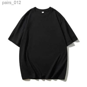 Men's T-Shirts 2023 Summer Mens Solid Color T-shirt Casua Short sleeved Classic T-shirt Mens Cotton Super Size Hip Hop Top T-shirt S-5XL yq240415