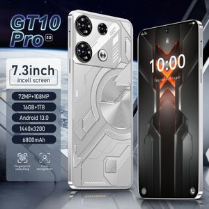Novo Transformers Telefone celular GT10Pro All-in-One de 6,53 polegadas True 5G Tela grande