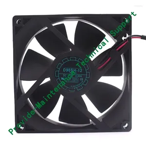 Controladores remotos originais y.l.fan 90 25 12v 0,80a d90sh-12 2 chassi de arame ventilador de refrigeração