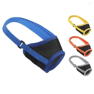 Dog Apparel Muzzle Puppy And Large Anti Barking Adjustable Anti-biting Mesh Breathable Soft Pet Mouth Muzzles Straps Supplies