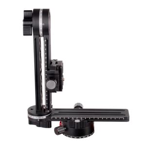 Gimbals 720° 3Axis Panoramic Ballhead Kit with Quick Release Plate & Slide Rail Stabilizer Gimbal Tripod Head for DSLR Camera Camcorder