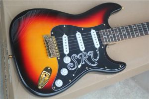 Guitar China guitar factory New rosewood fingerboard 6 strings Tremolo ST sunburst SRV Electric Guitar