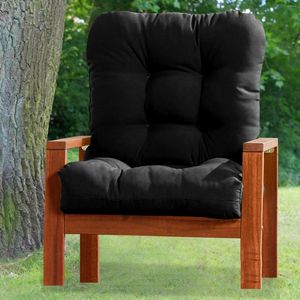 Pillow Highback Garden Dining Chair Pad Outdoor Beach Furniture High Back Recliner Lounger Couch Seat Pads