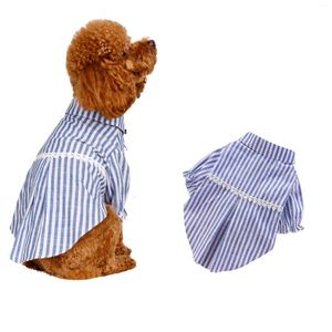 犬のアパレルペットの衣服猫ストライプシャツペットのための子犬の服小さな犬の衣装
