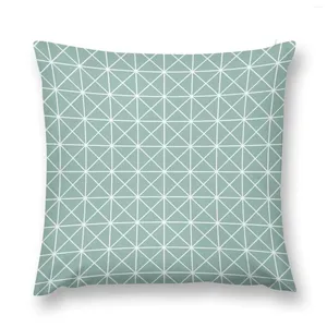 Pillow Nordic Lines Mint Throw Pillowcases Covers Sofa Custom Couch S Decorative