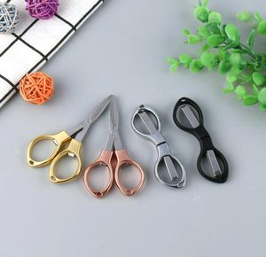 Portable Eyeglasses Scissors Stainless Steel Travel Angle Folding Scissor Bardian Small Fishing Gear Lovely Anti Wear 1 65jj O23176645