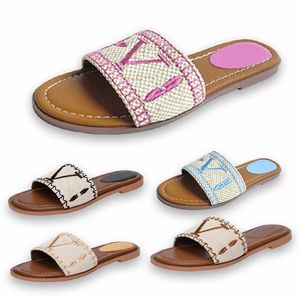 Summer Beach Comfortable Soft Sandals with box Ade Flat Designer Casual Slippers Luxury Lightweight Non Slip Soles classic women shoes