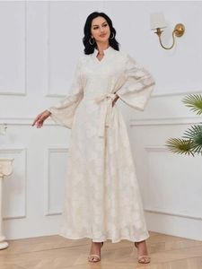 Abbigliamento etnico Eid abito da festa musulmano per donne Jalabiya Abaya Ramadan Long Dresses Abayas Woman Kimono Robe Caftan Vestidos Largos 2024