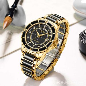 مصمم فاخر Aediya Mechanical Watch بالكامل تلقائي للزوجين التقويم الطبيعي Hotan Jade Wristwatch