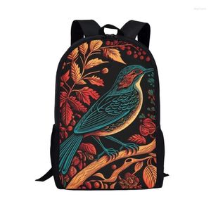 School Bags Animals Birds Print Backpack For Kids Children Schoolbag Teen Boys Girls Bag Student Book Large Capacity