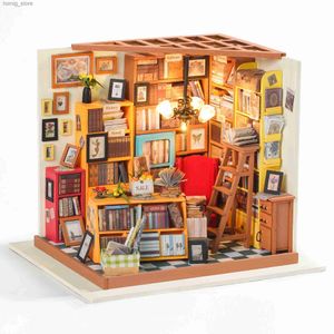 3D Puzzles Robotime DIY Drewen Miniatur Dollhouse SADES 1 24 Ręcznie robione modele Doll House Building Zabawki dla dzieci dorosłych - DG102 Y240415