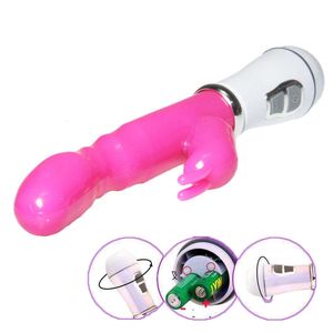 Slim Silicone Triple Vibrating Anal Plug Erotic Rabbit Vibrator Woman Masturbation Sexy Toy Gsotor G Orgasger 2Motor