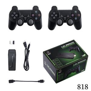 HD 4K Nostalgic Video Game Host Console Retro Mini Wireless Arcade M8 Home TV U Treasure Inbyggd 20000-spel Videospelkonsoler med dubbla gamepad Joysticks 818DD