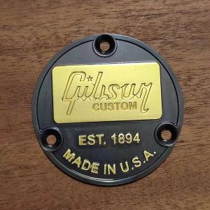 Cables GIB Custom Metal Shifter Switch Cover Gold H2 Guitar Toggle Switch Back Metal Cover