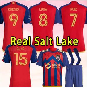2024 2025Royal Club Team MLS Salt Lake Ruiz Jerseys Meram Cordova MacMath Brody Schmitt 7 Wood 9 Cristian Arango Football Shirt Kits Color Red Sport Uniform Uniforme