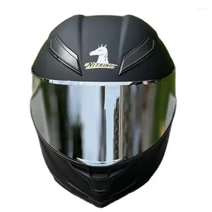 Motorcycle Helmets Winter Season Helmet Matte Black Unisex Full Face Casco Capacete ECE Approved