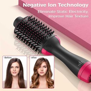 Hair Curlers Straighteners Hot air brush styler and dryer multifunctional blowing comb three in one H240415