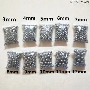 Strzałka hurtowa strzelanie stalowa kula 5 mm 6 mm 7 mm 8mm 9 mm 10 mm 11 mm Hunting Strzelanie stalowe kulki na zewnątrz 100pcs/partia