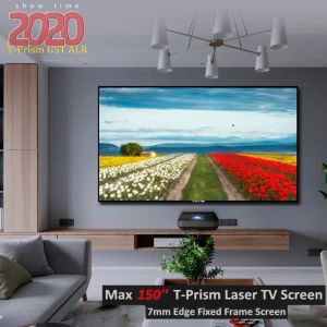 Новейший 150 -дюймовый экран экрана ALR Projector Fixed Frame для Optoma Wemax xiaomi Awol Fengmi 4K UST Laser Projector