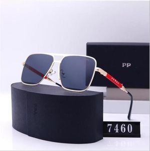 Tasarımcı PRA ve DA Sunglasses Tasarımcı Kadın Güneş Gözlüğü Oval Çerçeve Gözlükleri UV Sıcak Satış Mülkiyet Kare 400 Metal Bacaklar Petrol Sten Lisans Tat Mektubu