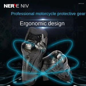 Motorcycle Armor Protective Gear CE2 Motor Riding Knee Pads And Elbow Full Set Of Off-road Anti-fall Equipment For Winter Men