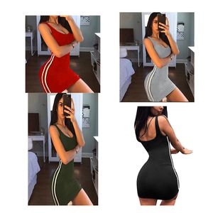 ZSIIBO Abito estivo Sexy Women Designer Abiti Bandage Bodycon Sleeveless Evening Party Club corto Mini Fashi