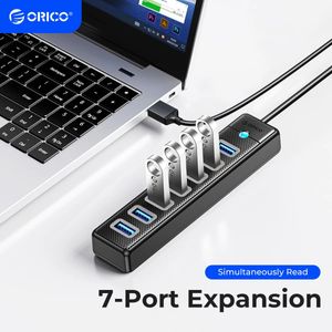 USB3.0 HUB 7 Порт Splitte High Speed Notebook расширение для компьютерных аксессуаров ноутбука 240314