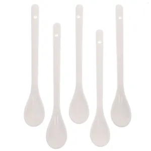 Spoons 5 Pcs Large Soup Ladle Kitchen Ladles Coffee Spoon Multifunctional Simple Designs Wooden Accessories