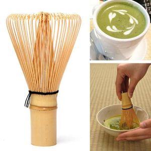 Zestawy herbaciarskie Bamboo Matcha w proszku pędzel kawa Zielona herbata narzędzia do zamieszania