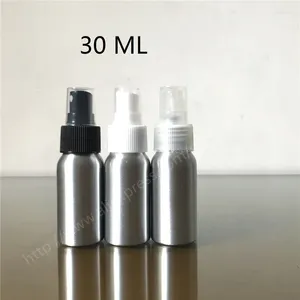 Depolama Şişeleri 200pcs/Lot 30ml Alüminyum Sprey Şişe 30cc Sis Püskürtücü Metal Parfüm Konteyneri DIY Esansiyel Yağ