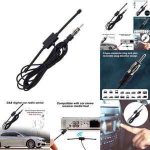 Novo novo upgrade Upgrade Universal Car Windshield AM FM 12V Antena de Radio Antena Amplificadora Booster Rádio Hidden Active Truck Estéreo B0H2 Antena Antena