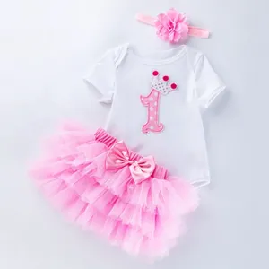 Mädchenkleider Kleid für Baby Taufkleid Erste 1. Geburtstagsfeier Kleidung Kleinkind Sommerkleidung Kind Vestido Infantil